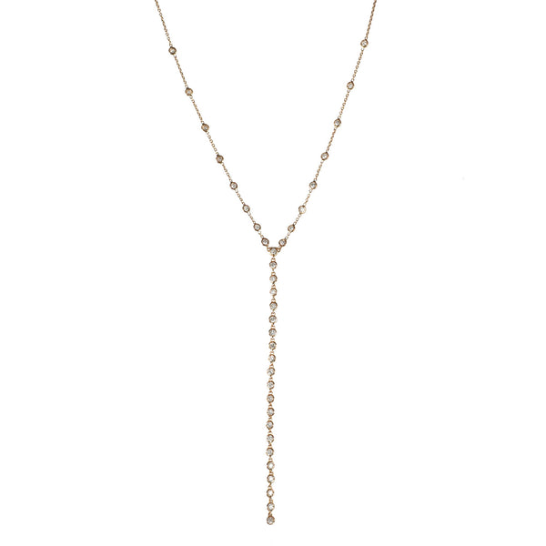 Hanging Line of White Diamonds