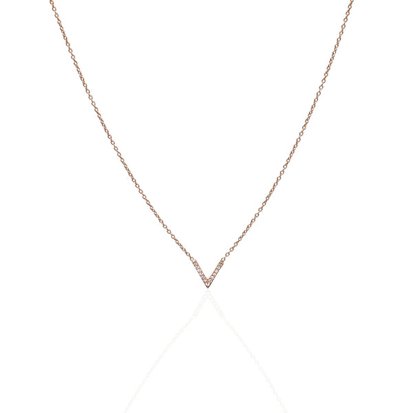 Necklace with White Diamonds