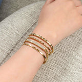 Small Gourmette with White Diamonds