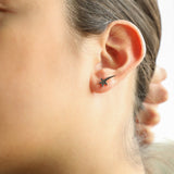 Shooting Star with Black Diamonds