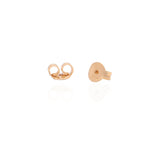 One Diamond with Gold Grain Stud