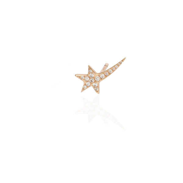 Shooting Star with White Diamonds