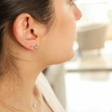 Shooting Star with White Diamonds
