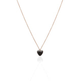 Necklace with Heart-Shaped Hematite