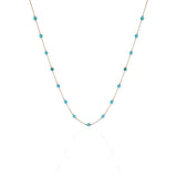 Turquoise Beads and Chain Choker