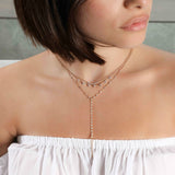 Hanging Line of White Diamonds