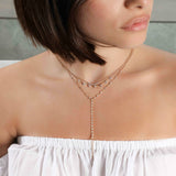 Chain with Seven Diamond Triangles