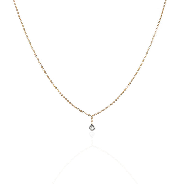 Single Hanging Grey Diamond