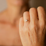 Ring with Bird-Shaped White Diamonds.